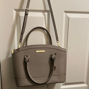 Anne Klein Gray Satchel Bag